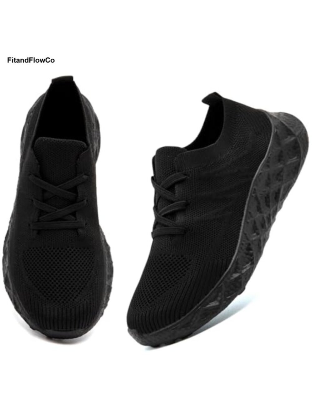 Womens Non Slip Slip On Work Sneakers Tennis Walking Gym Running Shoes